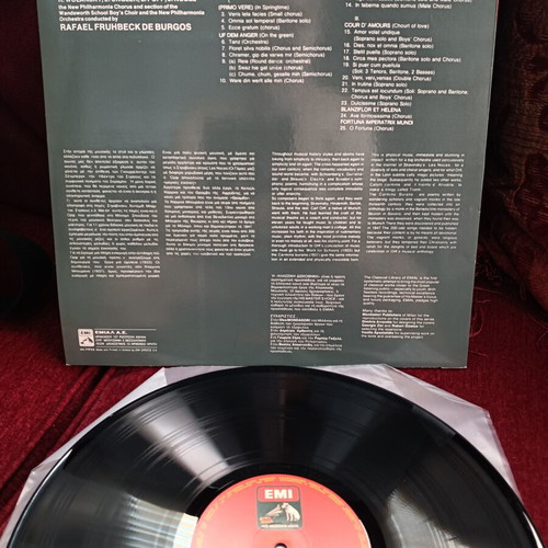 Carl Orff Carmina Burana vinyl new, classical
