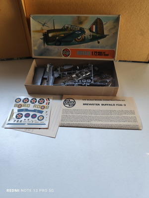 Airfix Brewster Buffalo F2A-2 model kit 1/72 scale