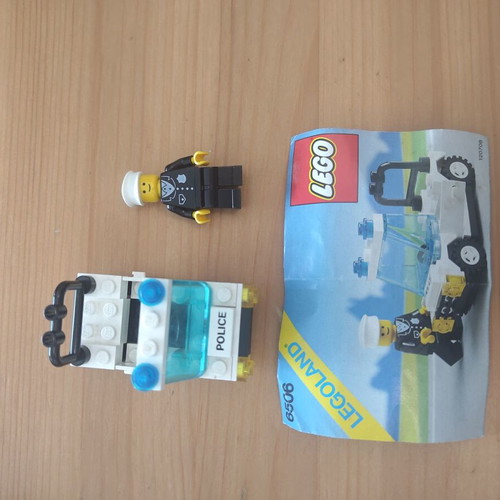 Lego vintage set Precinct Cruiser 6506 used with printed doors