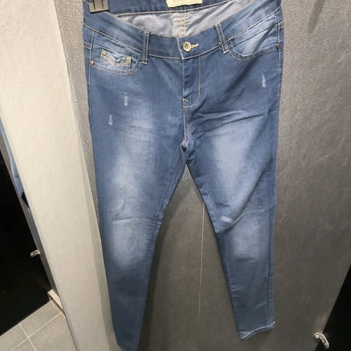 Pink Woman jeans like new, blue, size M-L
