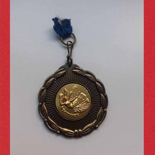 Commemorative participation medal in sports used, diameter 6 cm