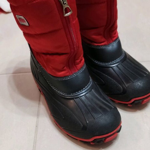 Olang children's boots like new, size 33-34, blue and red
