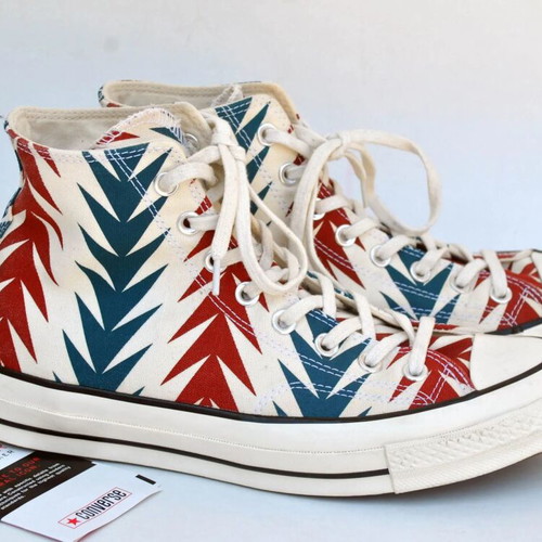 Converse All Star Chuck Taylor Aztec Pattern High Top Sneakers, size 39