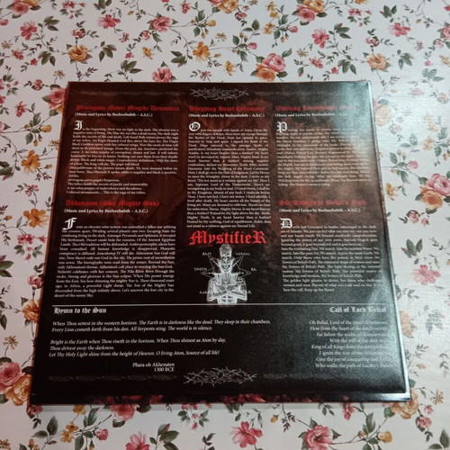 Mystifier Protogoni black vinyl album