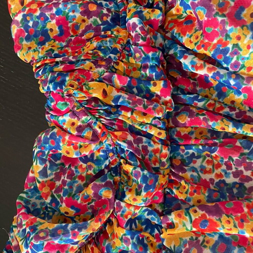 For Love & Lemons Strapless Short Dress Multicolor Like New