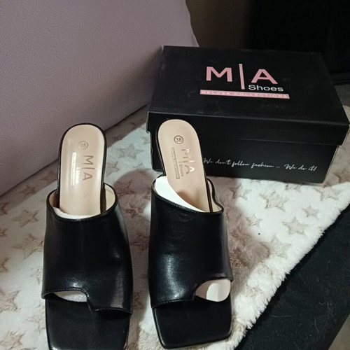 Mia Shoes mules new, size 38, black
