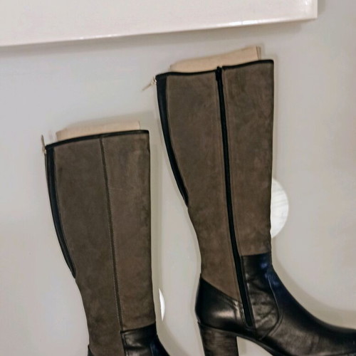 Bournazos boots new, leather, size 40, black and gray