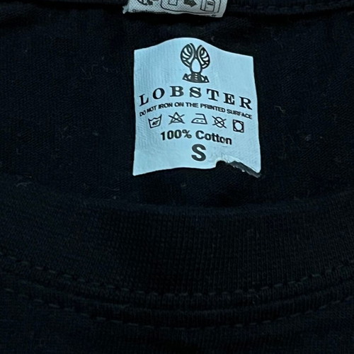 Men's t-shirt Lobster like new, size Small, black