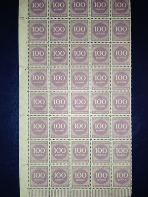 Germany Weimar stamps mint sheet