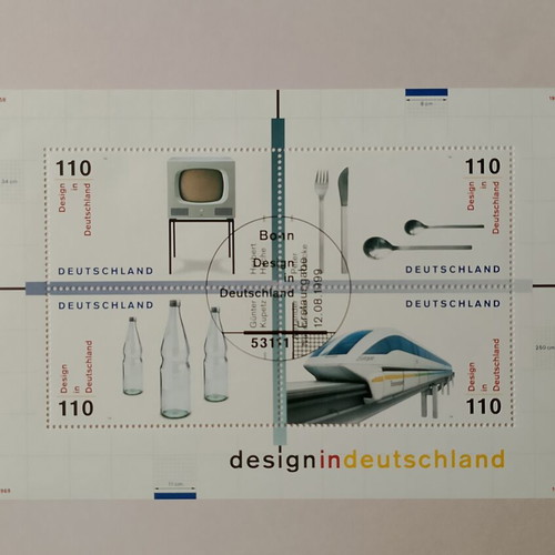 German stamps 1999 with first day covers