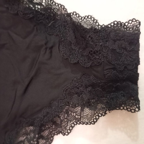 Oysho lace black underwear new, size small