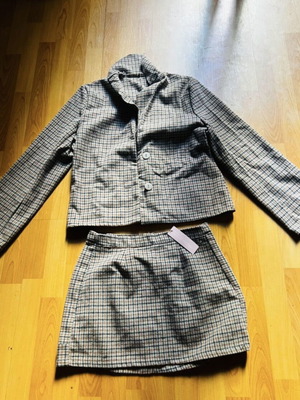 Bubblegun winter suit set, grey, size S