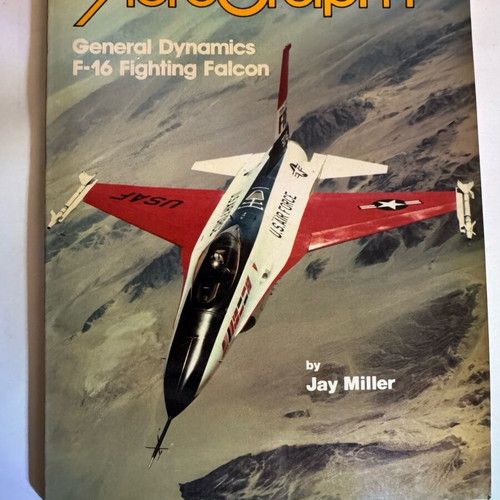 General Dynamics F-16 Fighting Falcon Aerograph 1 book like new with vinyl