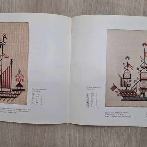 Designs from Greek Embroideries used book by Amalia Megapanou