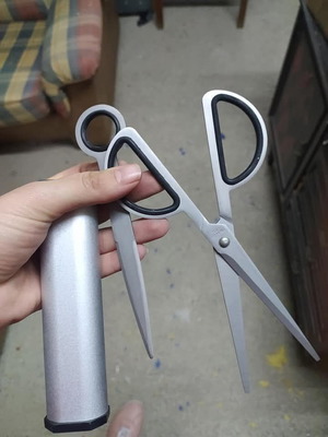 Scissors with paper cutter new