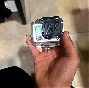 GoPro hero silver 3+ & extra batteries accessories