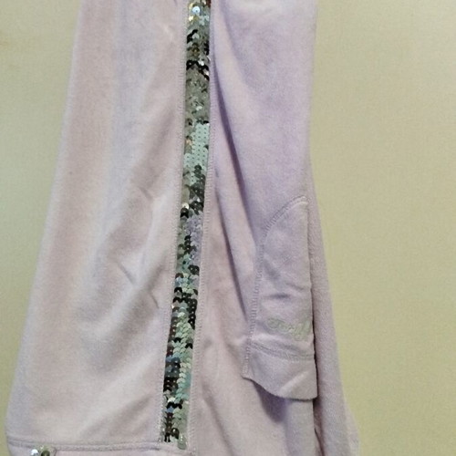 SugarFree women's sweatpants like new, purple with side sequins