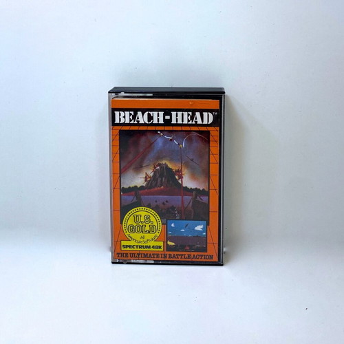 Beach Head tape cassette for Spectrum ZX used, complete in box