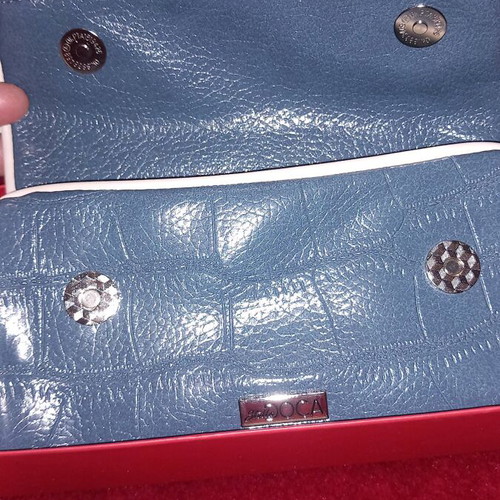 Doca Wallet New Blue With Multiple Compartments