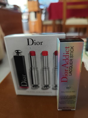 Dior Rouge 857 Hollywood Red lipstick new