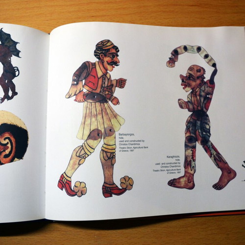 Greek Shadow Theatre Light and History book like new, English