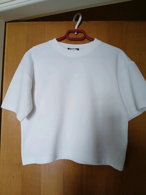 Zara women's oversized blouse like new, white, size M
