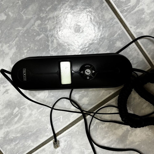 Corded Home Phone set used, black