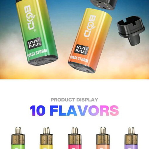 BOOD Pulse Storm electronic cigarette with single pod