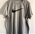  Nike Training Dri-Fit Swoosh Running t-shirt γκρι χρώμα μέγεθος XL άθικτο