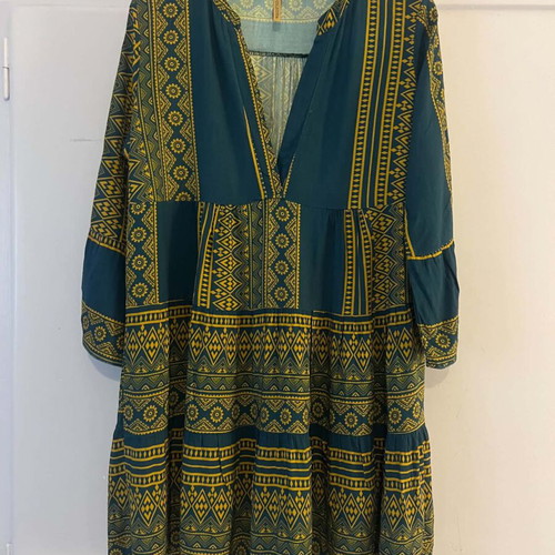 Dress2Undress women's mini dress with ethnic geometric patterns like new