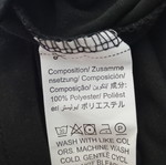 Men's black t-shirt large, like new, 100% polyester
