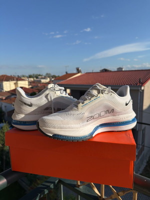 Nike Air Zoom Pegasus Premium 47.5 like new, white-photo blue