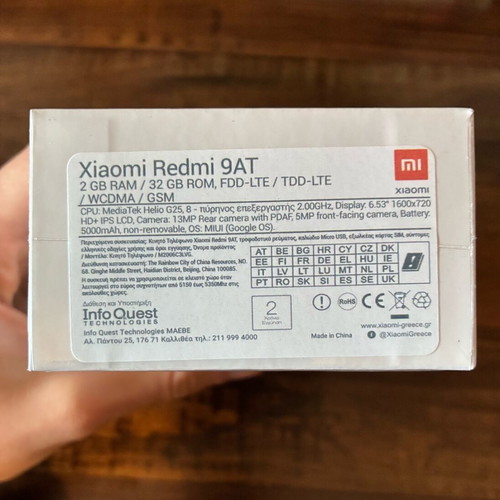 Xiaomi Redmi 9AT 2GB/32GB Granite Gray new, sealed