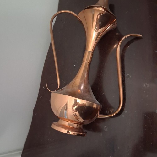 Copper decorative jug like new, height 27 cm