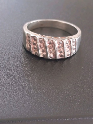 Silver ring 925 new, size 54, inner diameter 17.3 cm