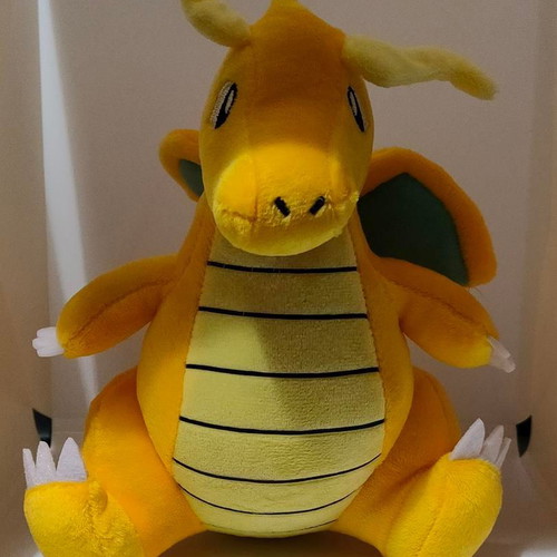 Pokemon Dragonite plush toy like new, yellow 20cm