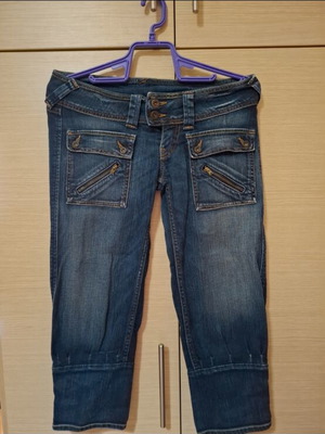 Pepe Jeans Capri pants like new, size 27, blue