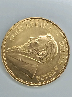 Krugerand half ounce gold African coin new