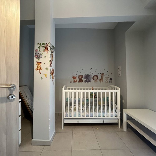 Baby cot 1.35x0.7 m with mattress used