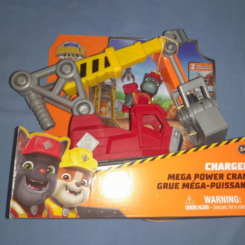 Paw Patrol Rubble Crew Charger Mega Power Crane καινούργιο