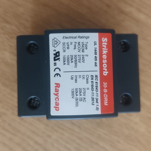 Raycap T2 1P 50kA/P DRM-30B surge protector like new
