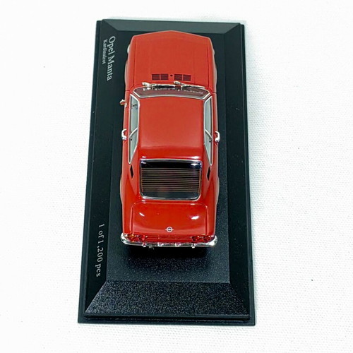 Opel Manta Cardinal Red 1:43 Minichamps diecast model new