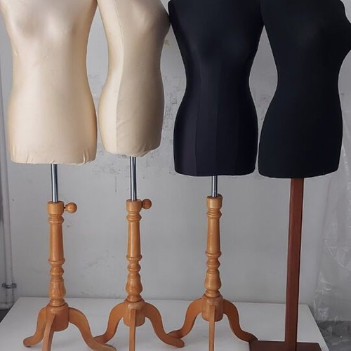Female bust with wooden legs like new