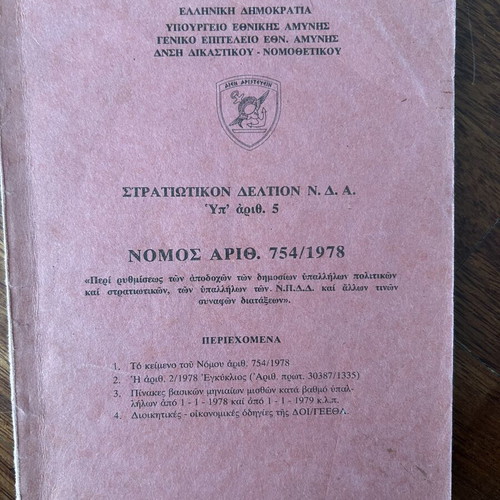 Vintage rare military book like new