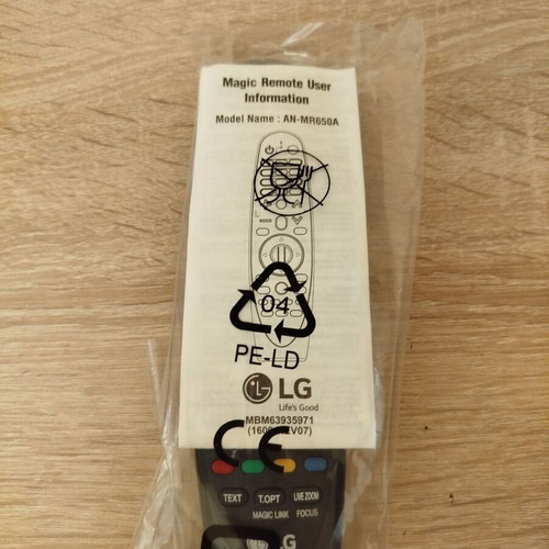 LG Magic Remote Control AN-MR650A new, genuine