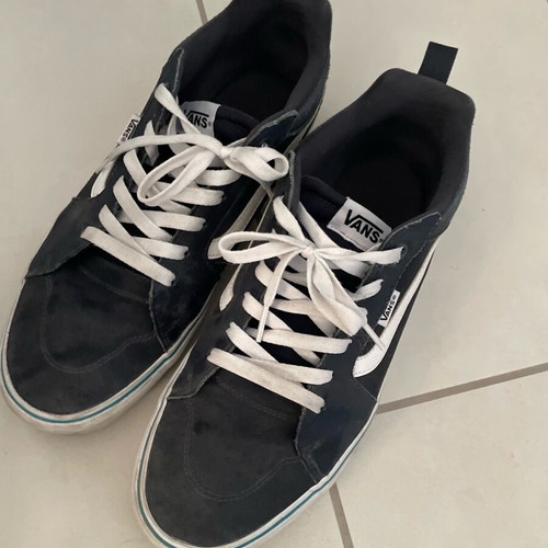 Vans men's shoes used, blue, size 45