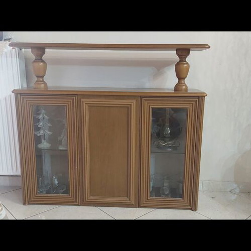 Classic living room wall unit and buffet