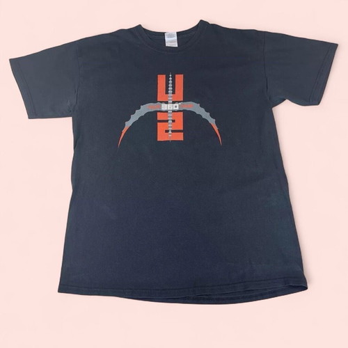 U2 360 Degree Tour Europe T-shirt used, black, size XL