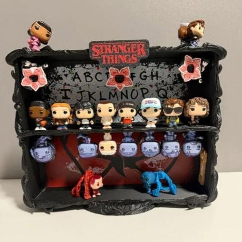 Stranger Things Kinder Joy Funko Pop Stand new, 3D printed plastic PLA