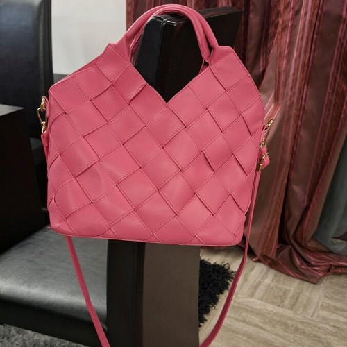 Celestino handbag like new, fuchsia color with detachable inner pouch